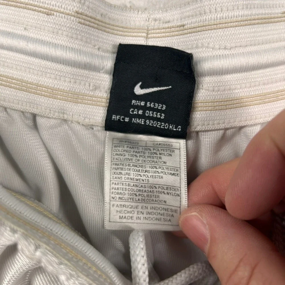 Vintage Nike Shorts Mens L Team Basketball Shiny Mesh 90s Y2K Athletic Gym